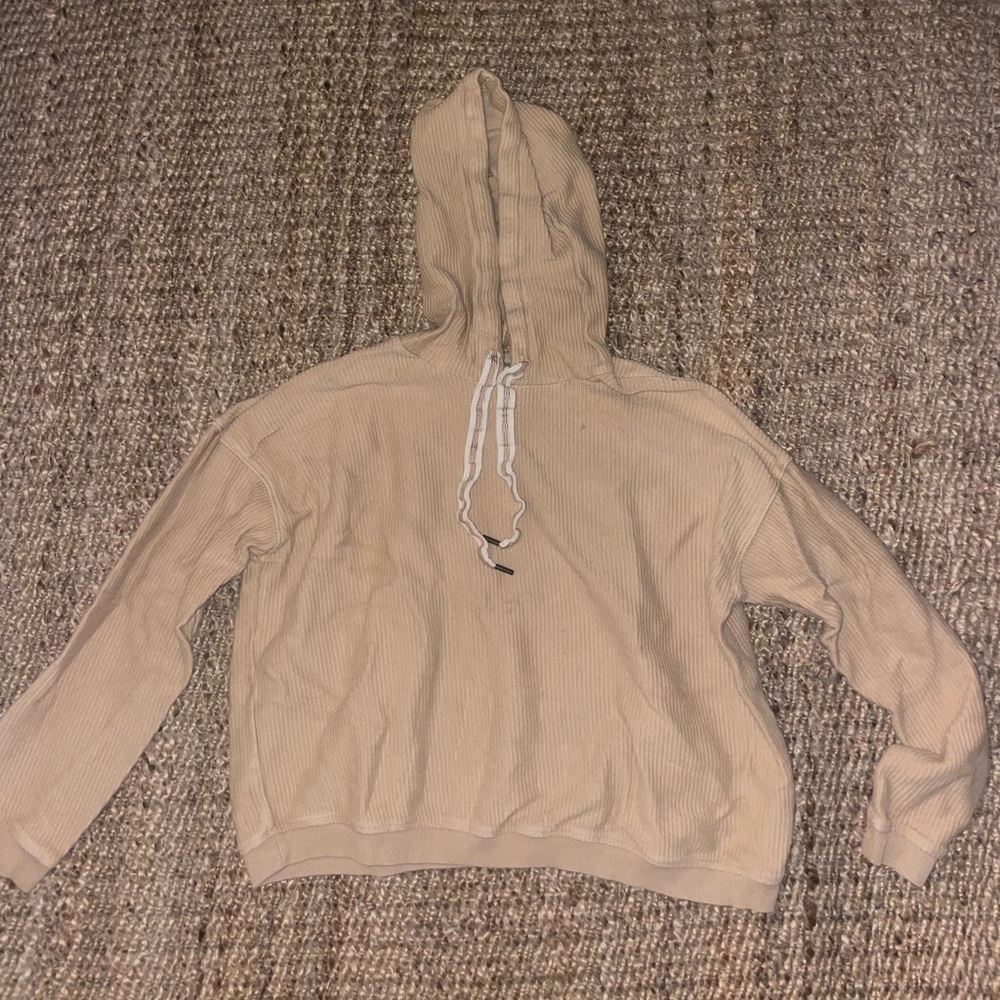 Aerie hoodie. Color tan, size Medium